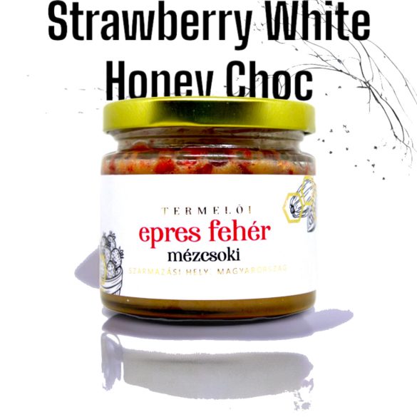 Weiße Erdbeer-Honig-Schokolade 230g