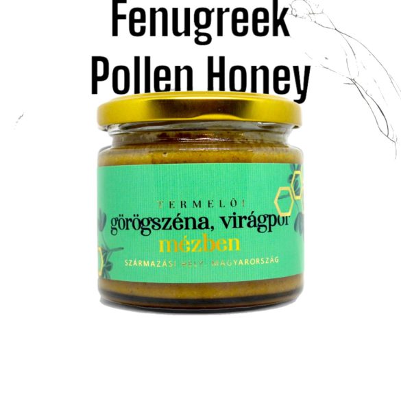 Bockshornklee, Pollen in Honig 230g