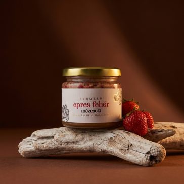 Weiße Erdbeer-Honig-Schokolade 230g